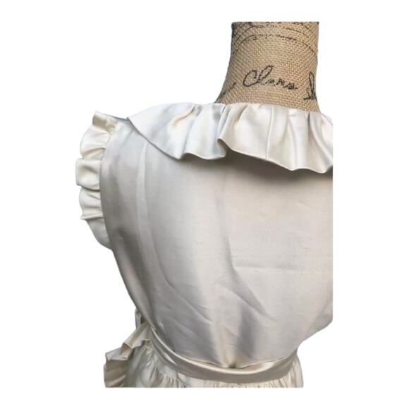 Kate Spade Wedding Belles Aubrey Silk Dress sleeveless ruffled size 2 - Picture 6 of 12